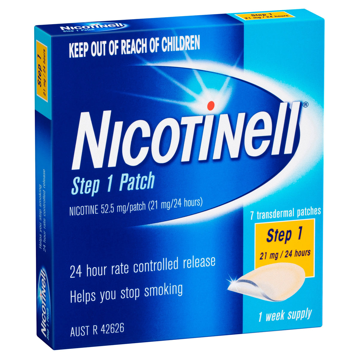 Nicotinell Stop Smoking Step 1 Patch 21mg 7 Pack