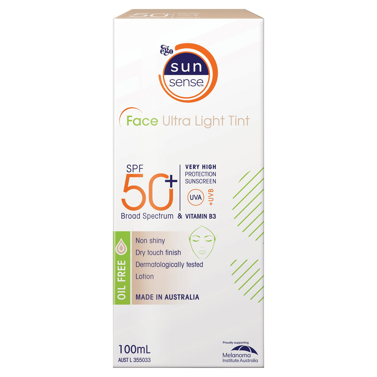 SUNSENSE Face Ultra Light Tint SPF50+ 100mL