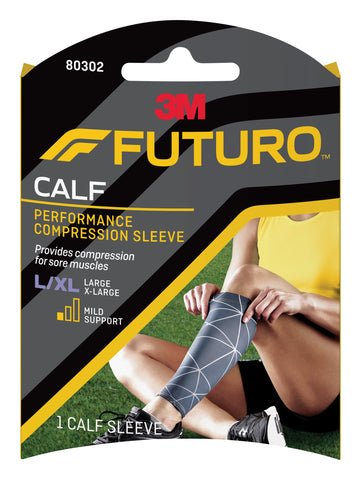 Fut Calf Comp Sleeve Lge/XL