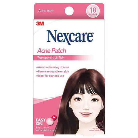 Nexcare Acne Patch Transparent & Thin 18 Pack