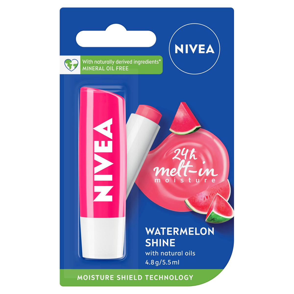 NIVEA Watermelon Shine Lip Balm 4.8g