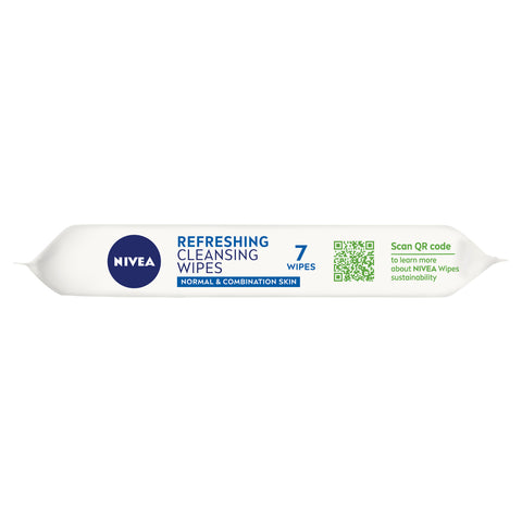 NIVEA Refreshing Biodegradable Cleansing Wipes 7 pack