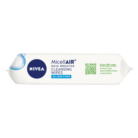 NIVEA MicellAIR® Biodegradable Cleansing Wipes