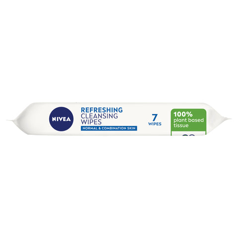 NIVEA Refreshing Biodegradable Cleansing Wipes 7 pack