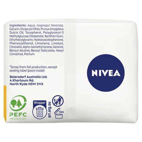 NIVEA Gentle Biodegradable Cleansing Wipes for Dry & Sensitive Skin I 25 twin pack