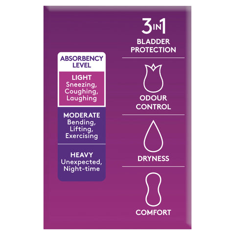 Poise Liners For Bladder Leaks Light 8 Pack