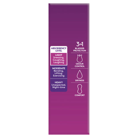 Poise Liners For Bladder Leaks Extra Long 22 Pack