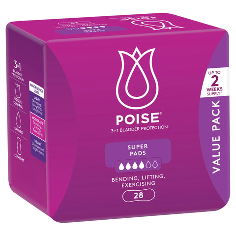 Poise Pads For Bladder Leaks Super 28 Pack