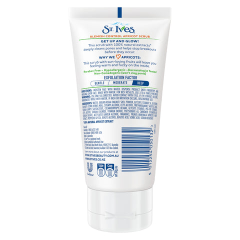 St Ives Apr Scrub B/Cntrl 150ml