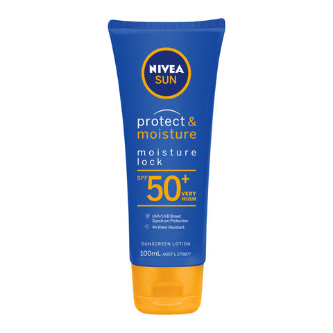 NIVEA Protect & Moisture Moisture Lock SPF50+ Sunscreen Lotion