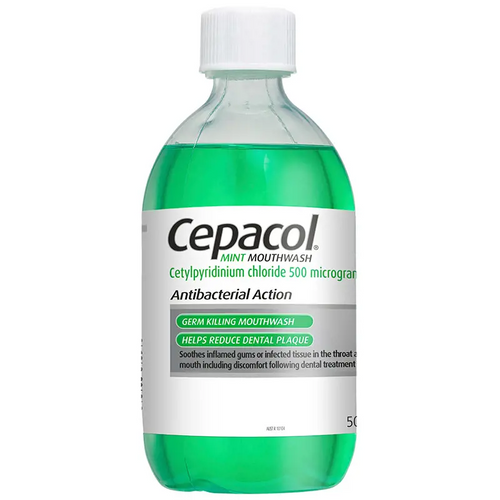Cepacol Antibacterial Mint Mouthwash 500ml