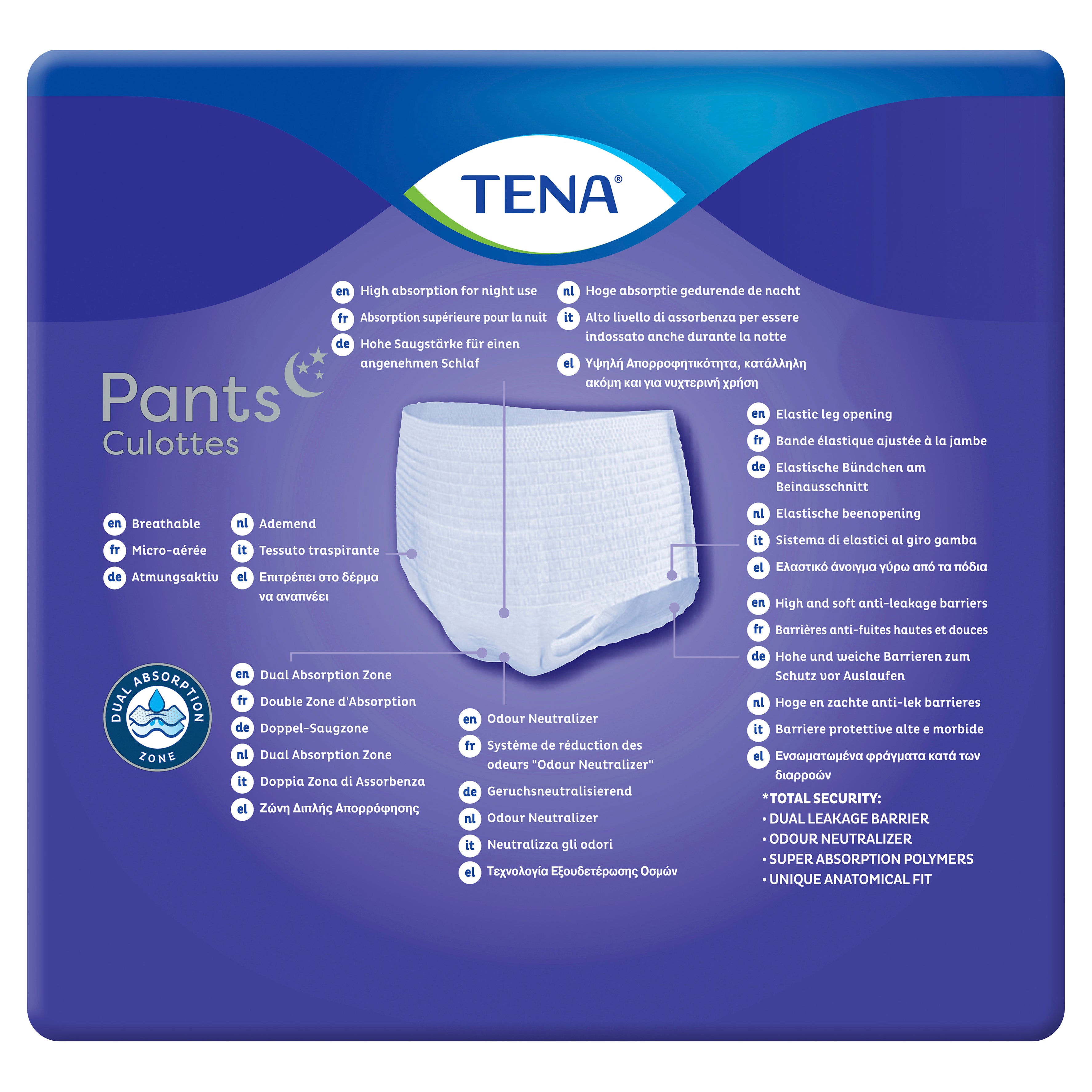 Tena Pant Nght Med 12 x2