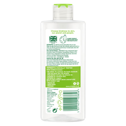 Simple Frsh Skn Toner 200ml