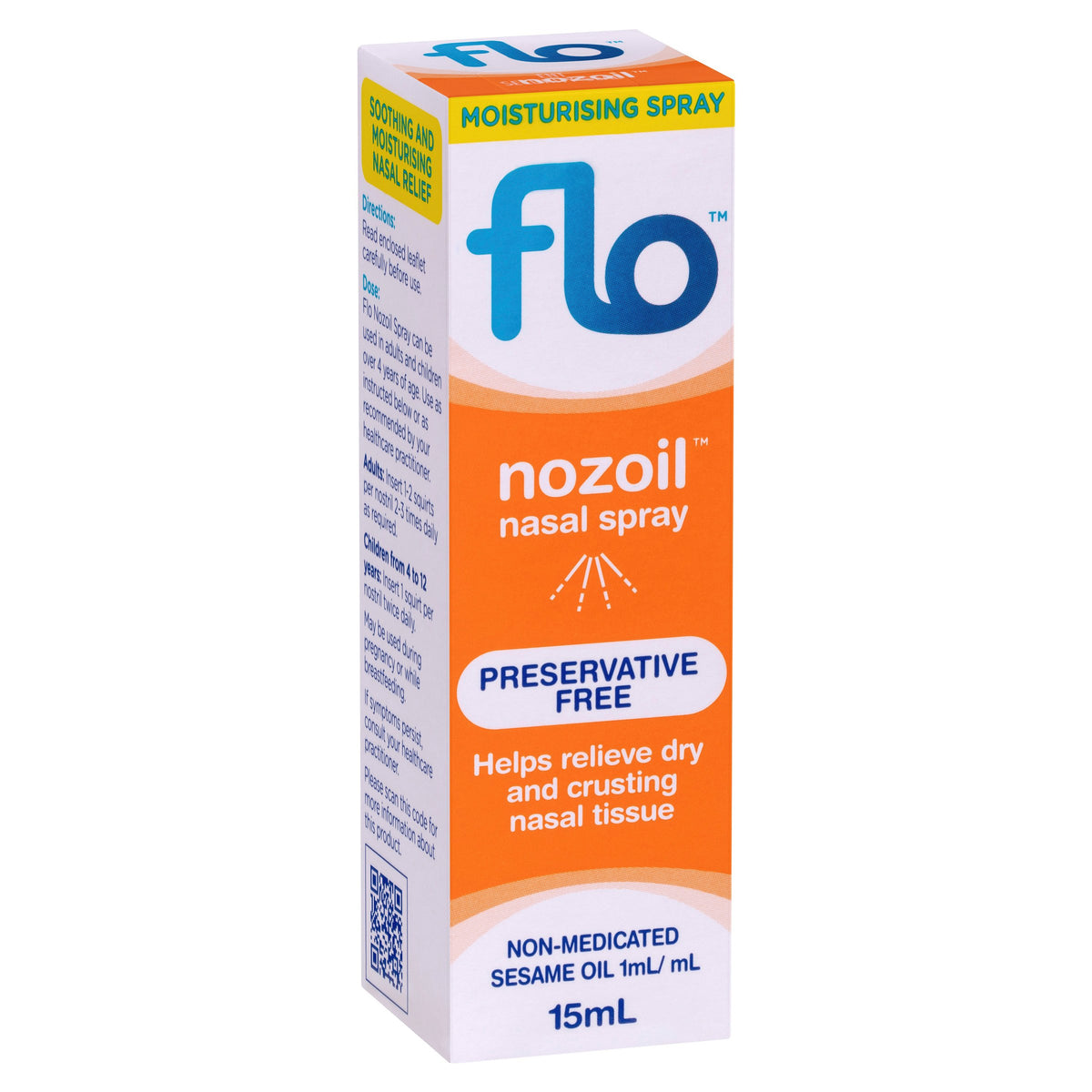 FLO Nozoil Nasal Spray 15mL