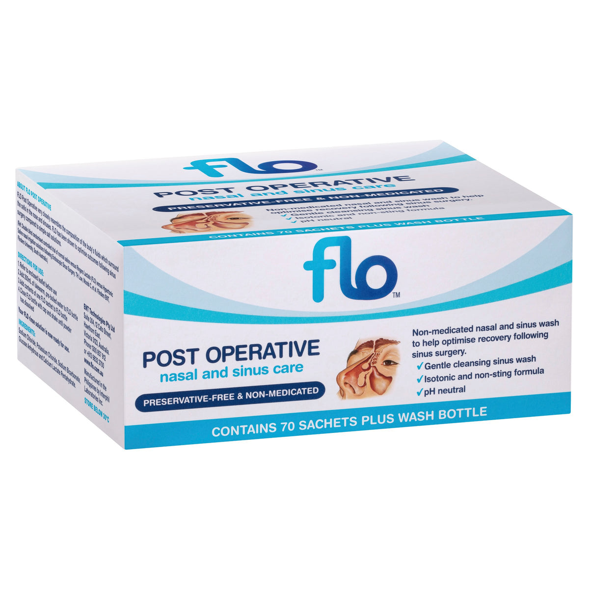 FLO Post Operative Kit 70 Sachets & Bottle