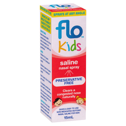 FLO Kids Saline Nasal Spray 15mL