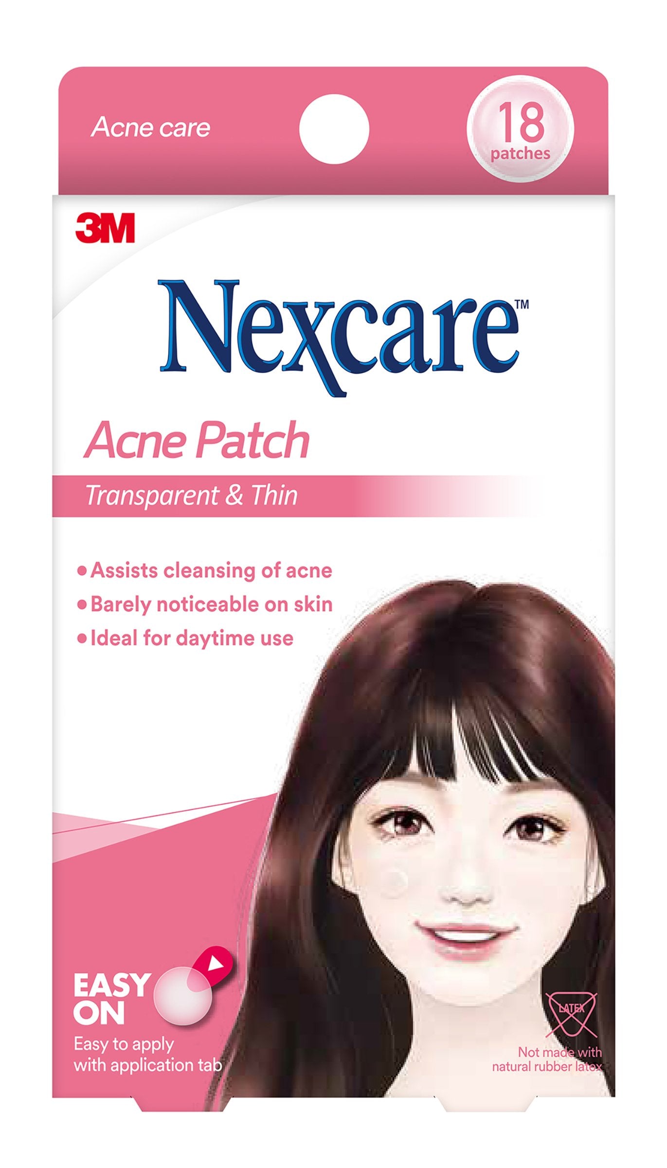 Nexcare Acne Patch Trans&Thin 18Pk