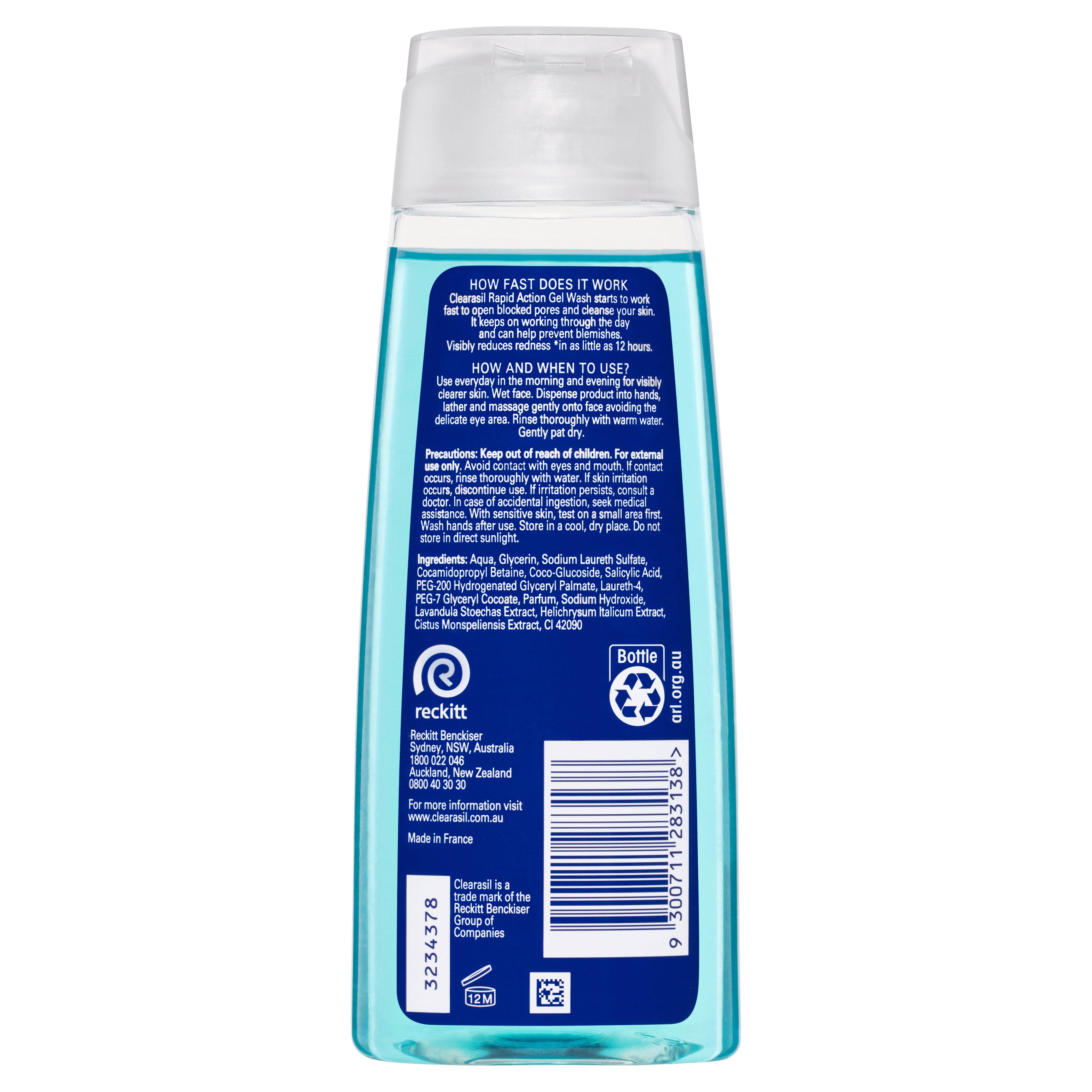 Clearasil U/Deep Pore Gel Wash200ml