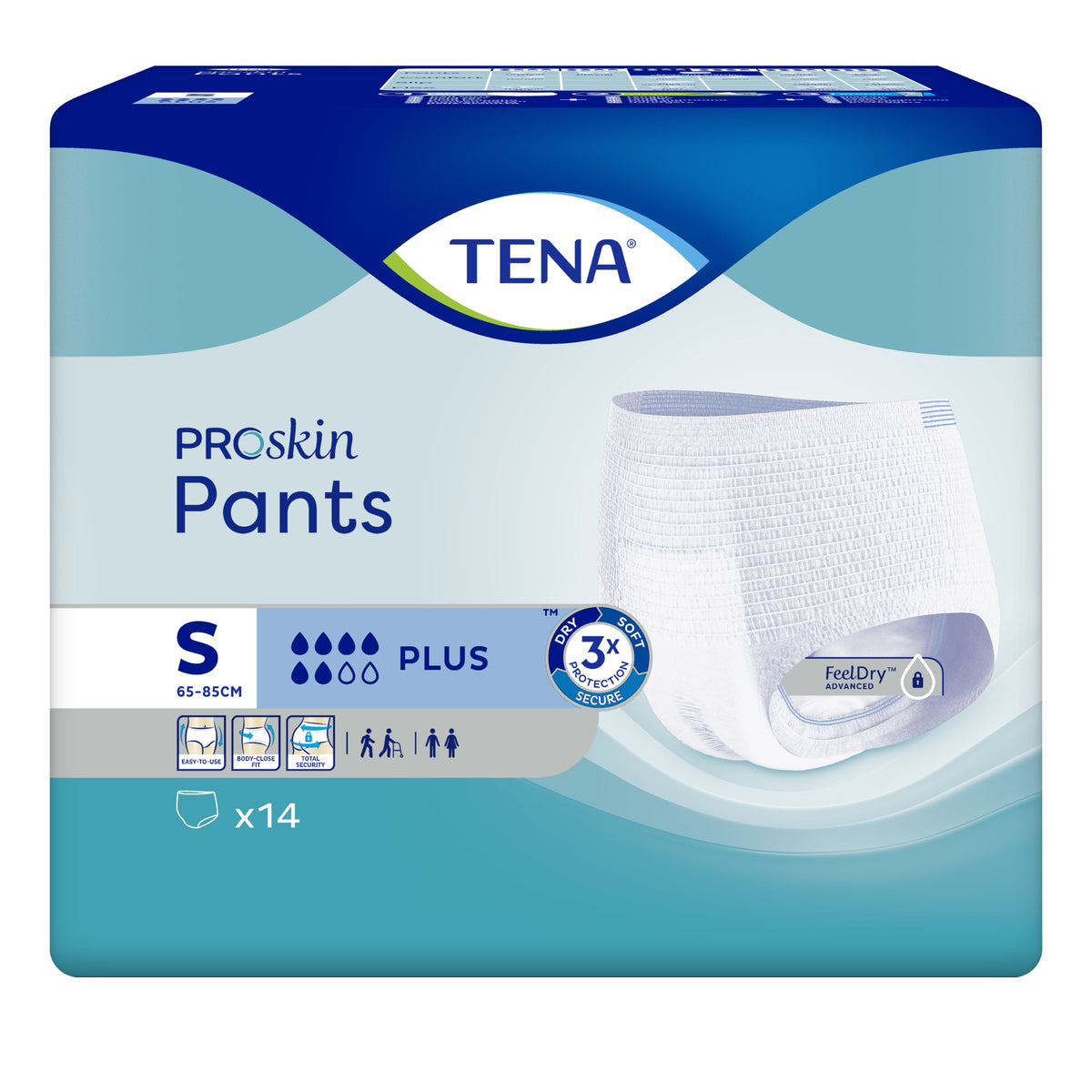 Tena Pants Plus Sml 14x4 Proskin