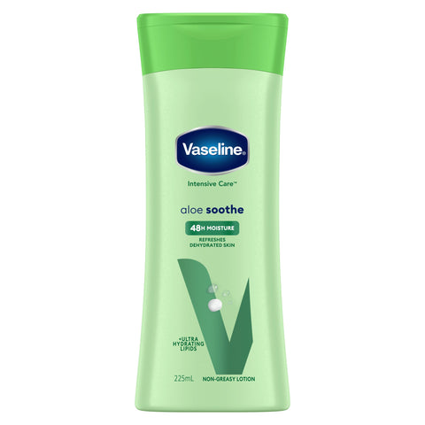 Vaseline Intensive Care Aloe Soothe Body Lotion to refresh dehydrated skin 225mL