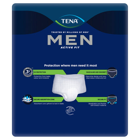 Tena Pant Men Actv Fit Pls Med 9 x2