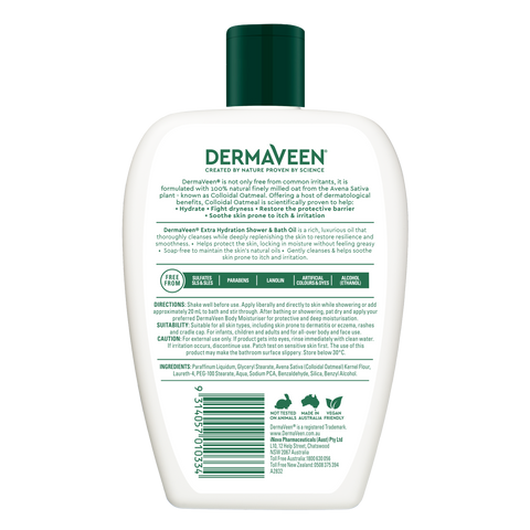 DVeen EH Shower & Bath Oil 500Ml