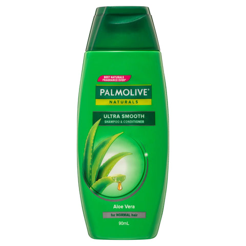 Palmolive Naturals 2in1 Travel Hair Shampoo & Conditioner Ultra Smooth Aloe Vera 90mL