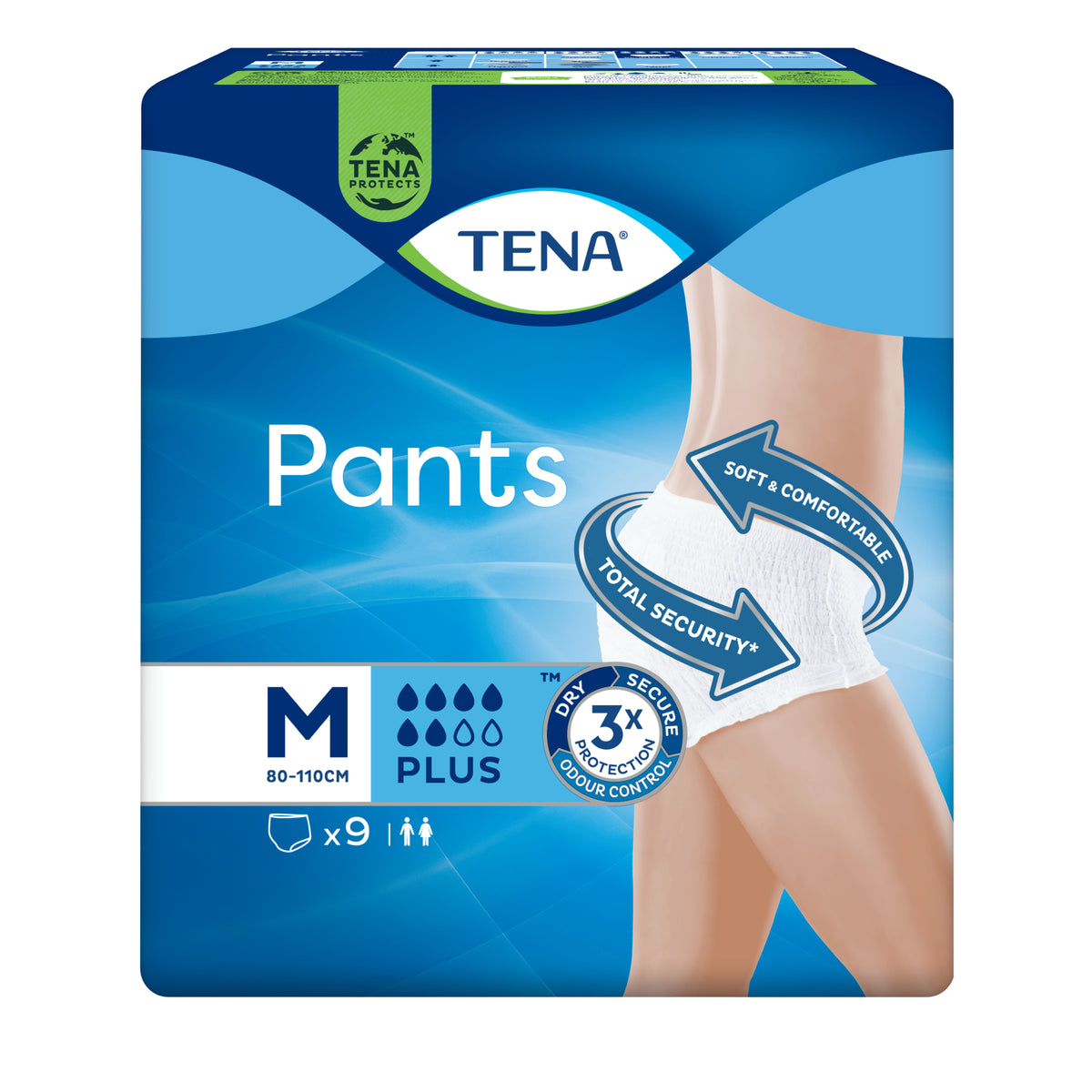 Tena Pant Plus Med 9 x2