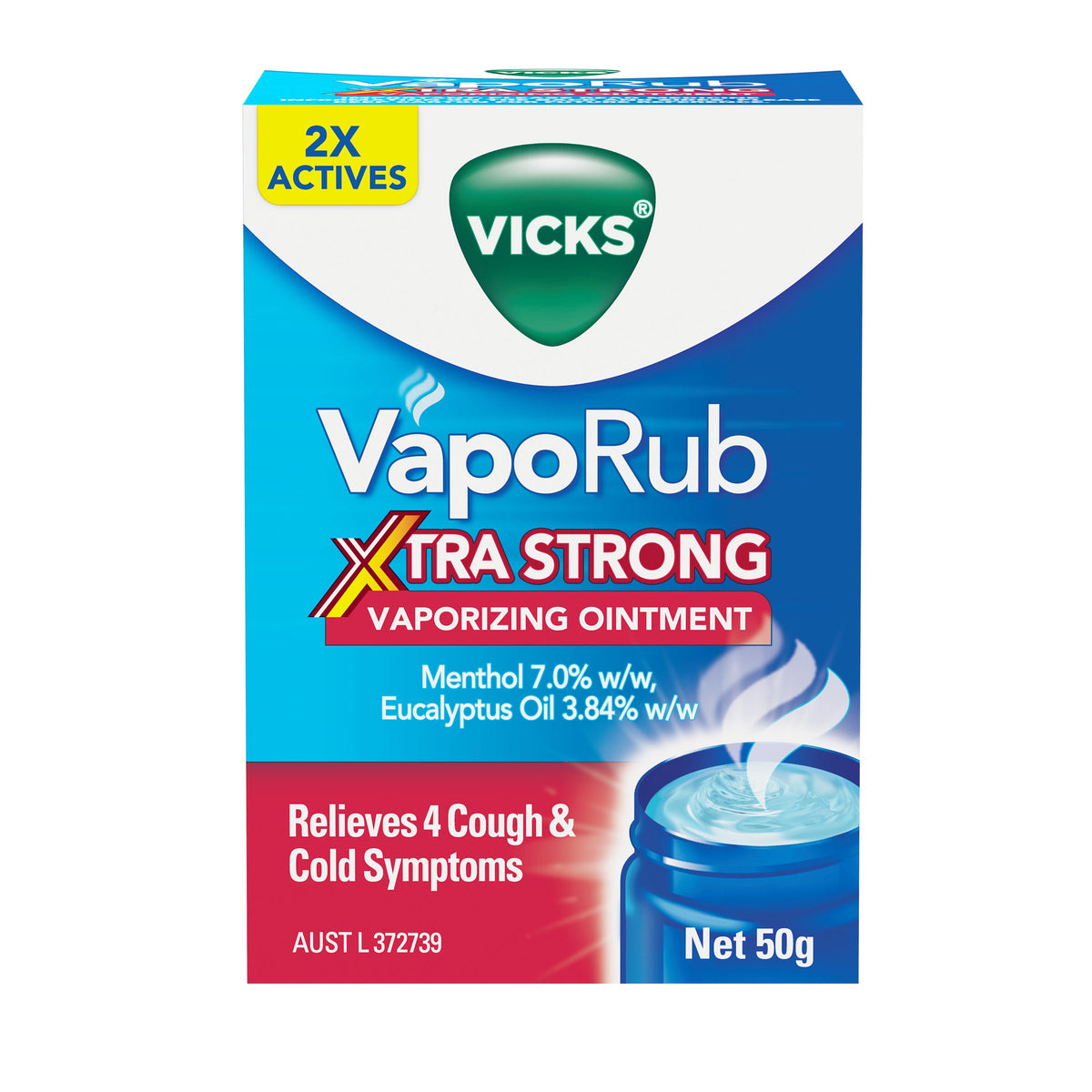 Vicks Xtra Strg Rub 50g