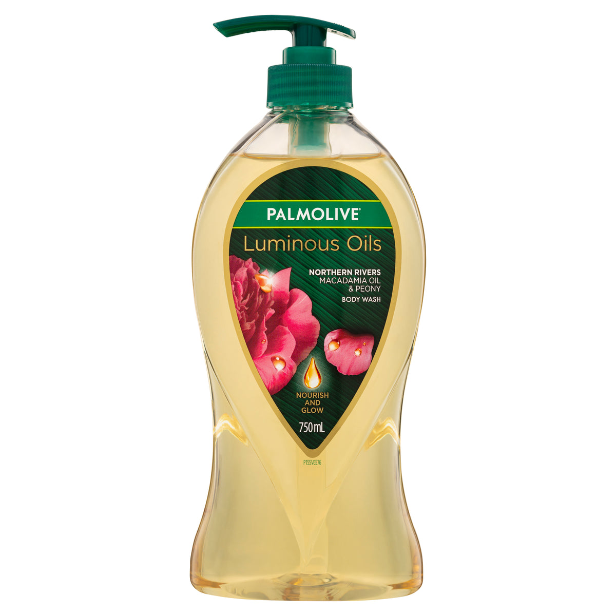 Palmolive Luminous Oils Body Wash 750mL, Northern Rivers Macadamia Oil & Peony, Nourish and Glow