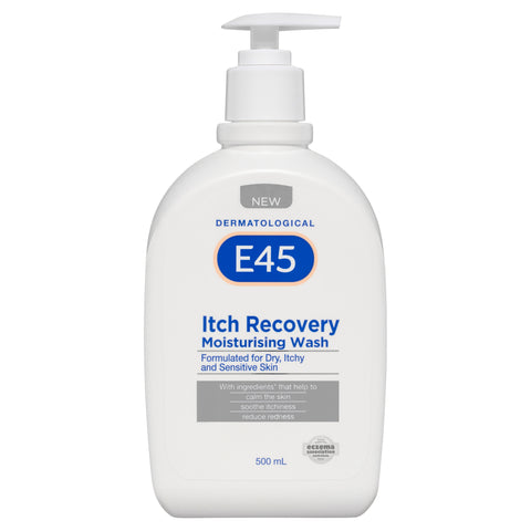 E45 Itch Rcvry BWash 500ml