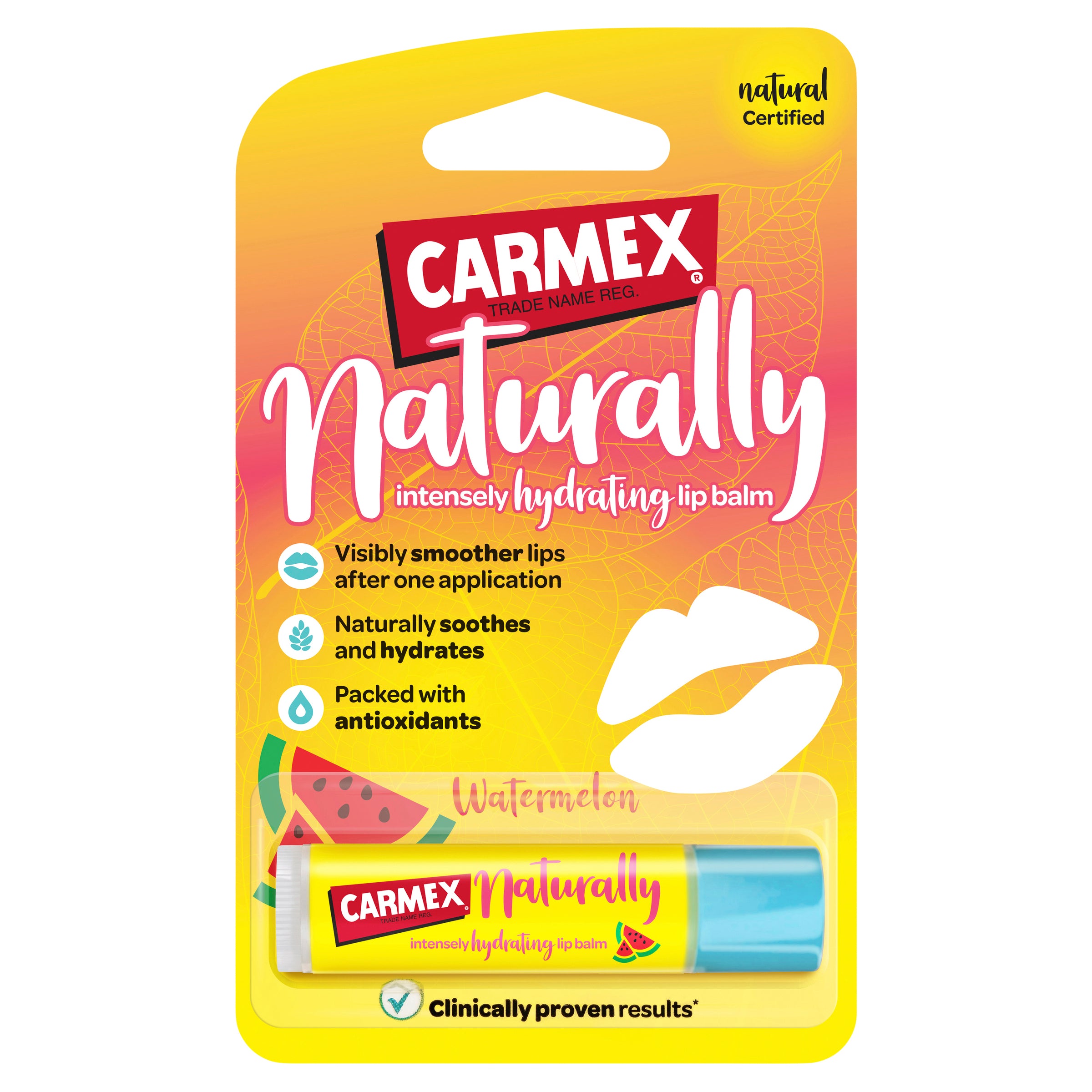 Carmex Nat Hydrg Lip Balm WMelonx12