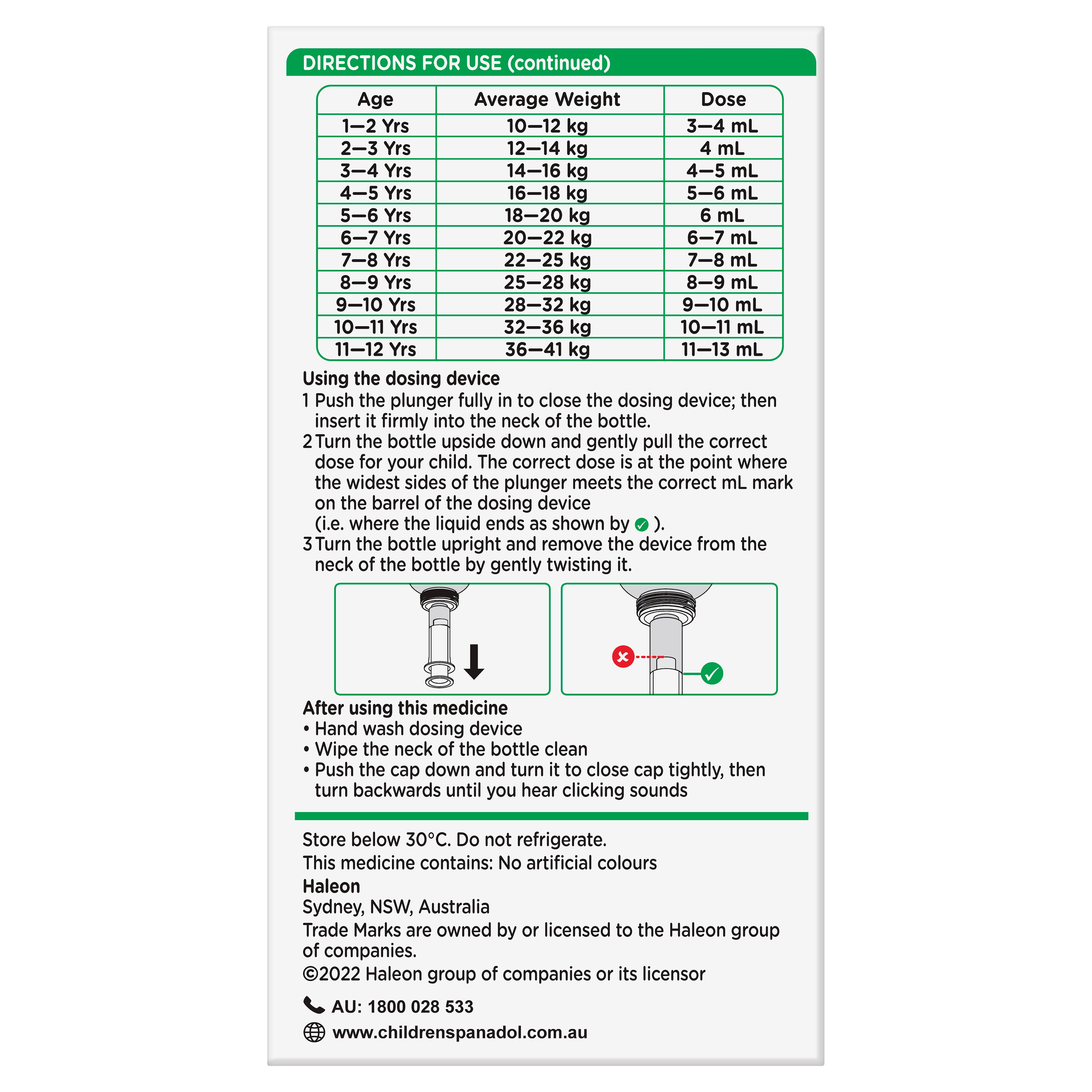 Panadol Chld 5-12 C/Fr Orng 200ml