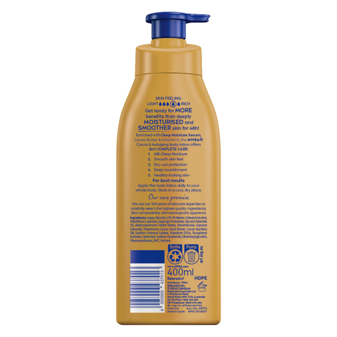 Nivea BLtn C/Butter 400ml