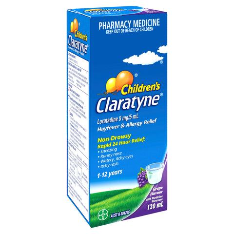 Claratyne Syp Chld Grpe 120ml