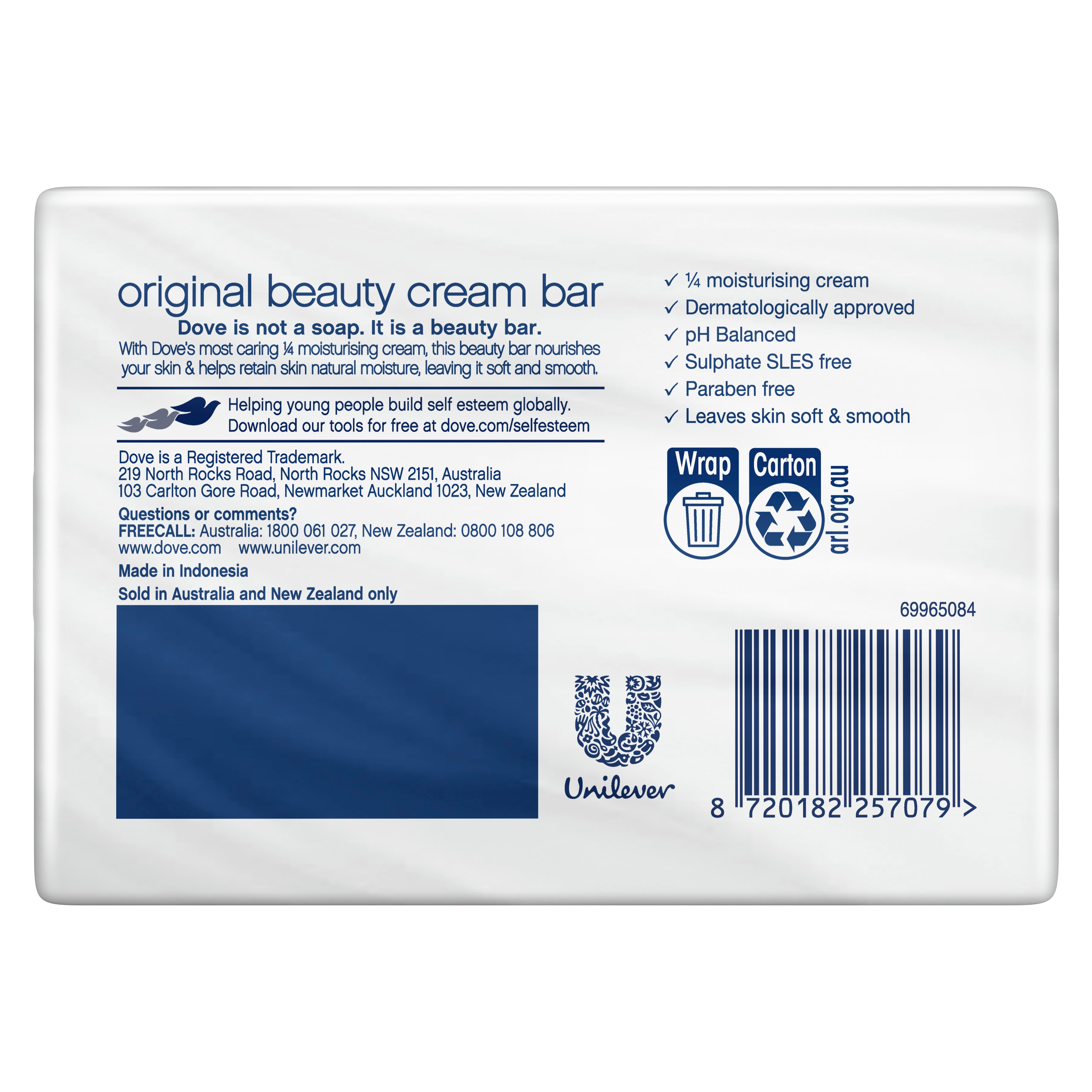 Dove Beauty Crm Bar 90g 4