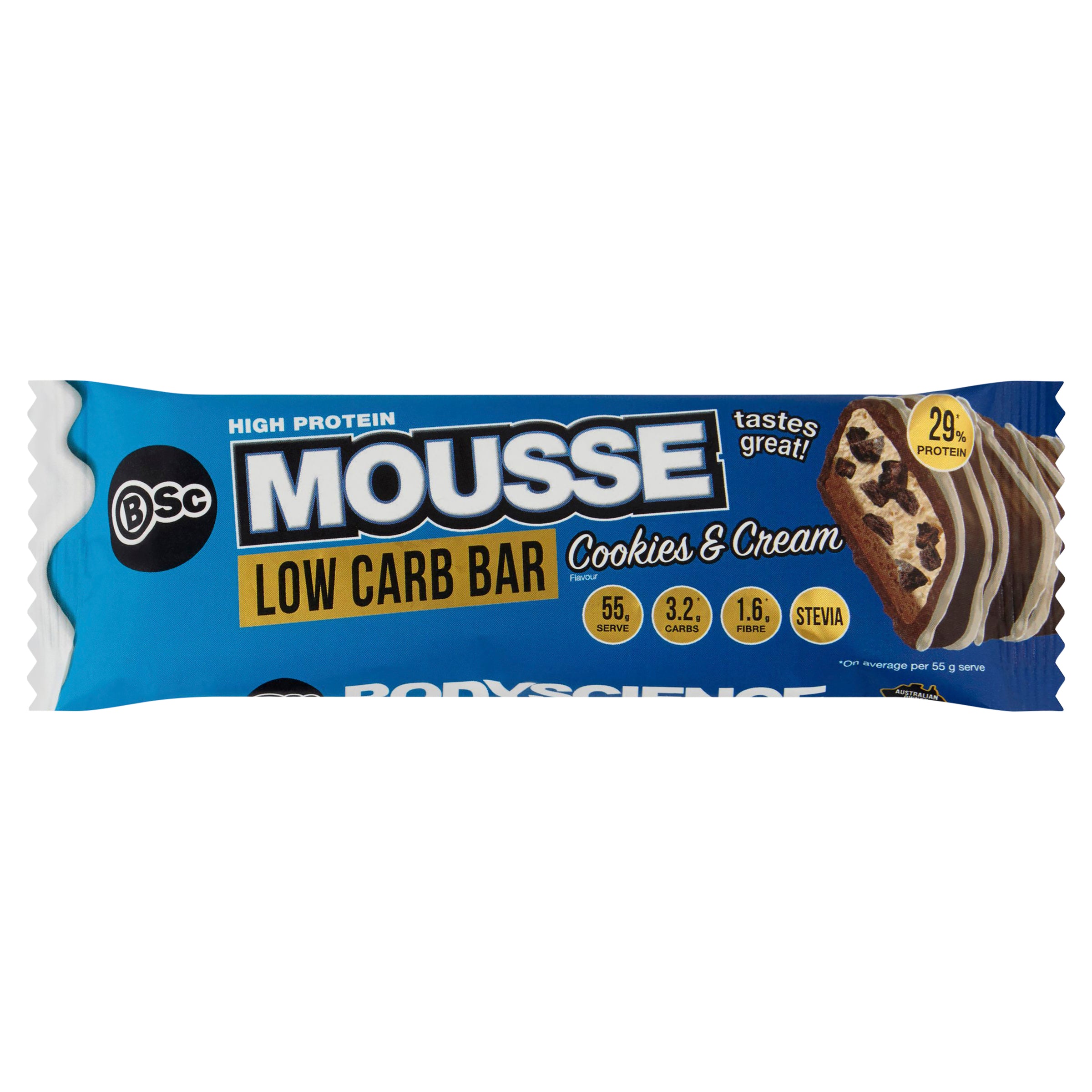 BodySci HPrtn Mousse CkieCrm 55gx12