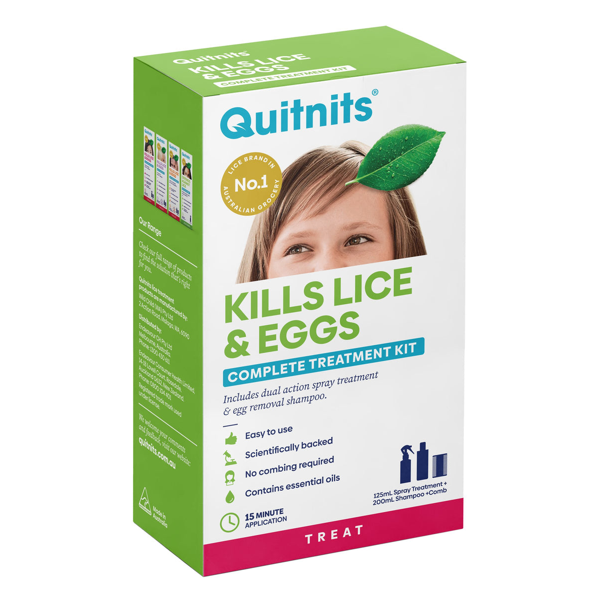 Quitnits Complete Head Lice Kit