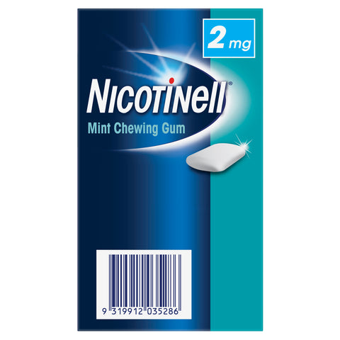 Nicotinell Stop Smoking Mint Gum Regular Strength 2mg 216 Pack