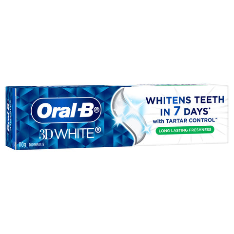 Oral-B 3DWhite Long Lasting Freshness Toothpaste 110g