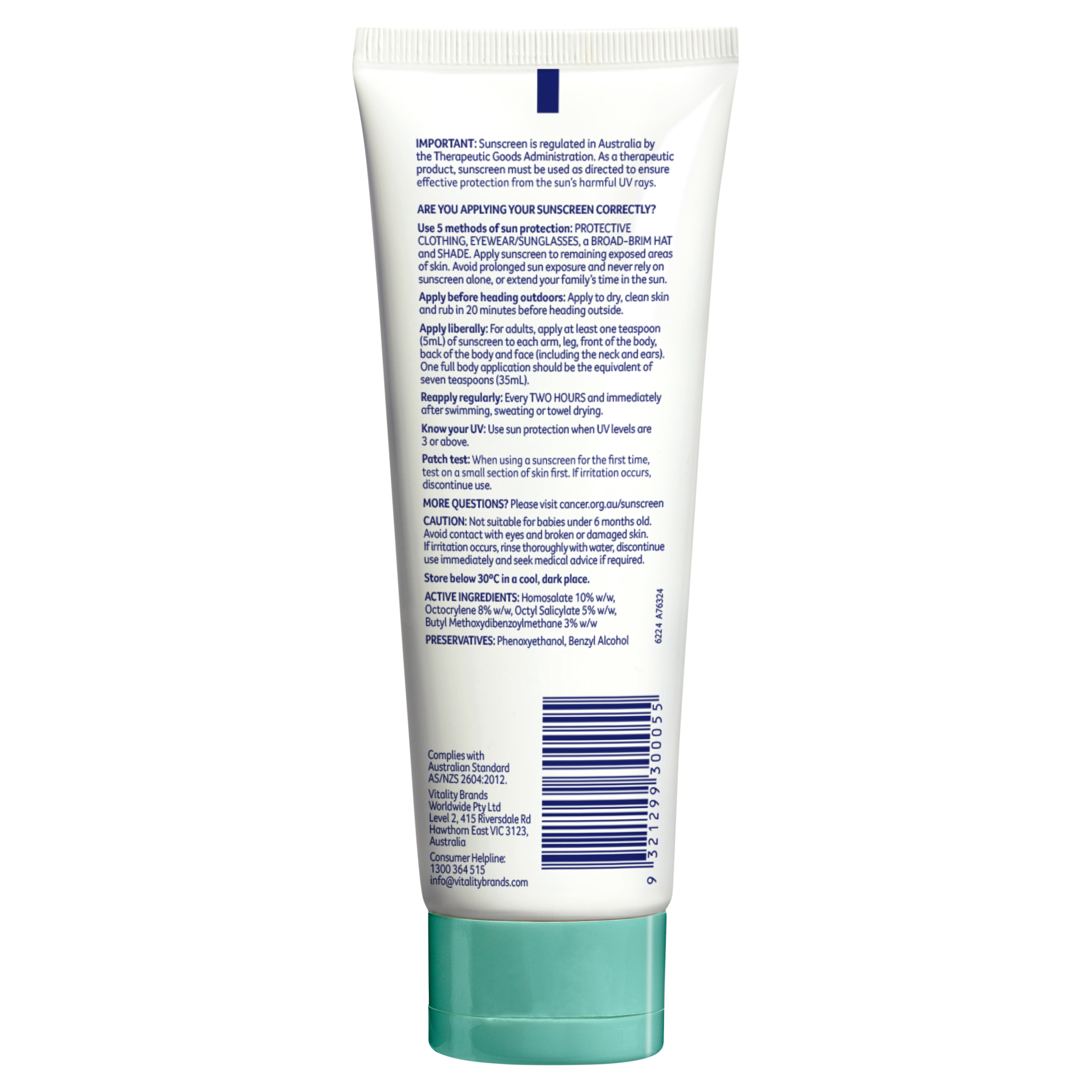 Cancer/C Moist Sunscn SPF50+ 110ml