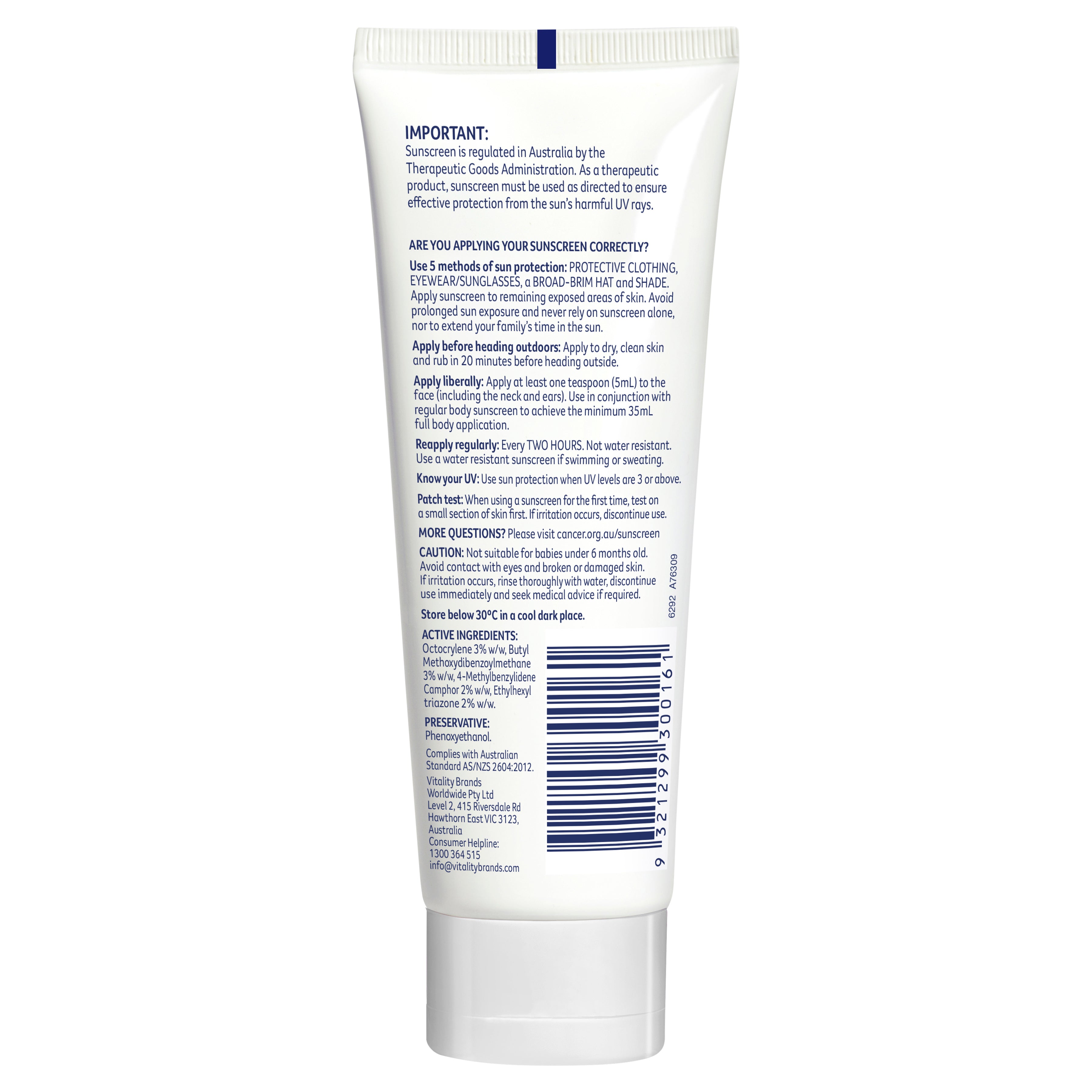 Cancer/C Face SPF50+ Lght Tint 75ml