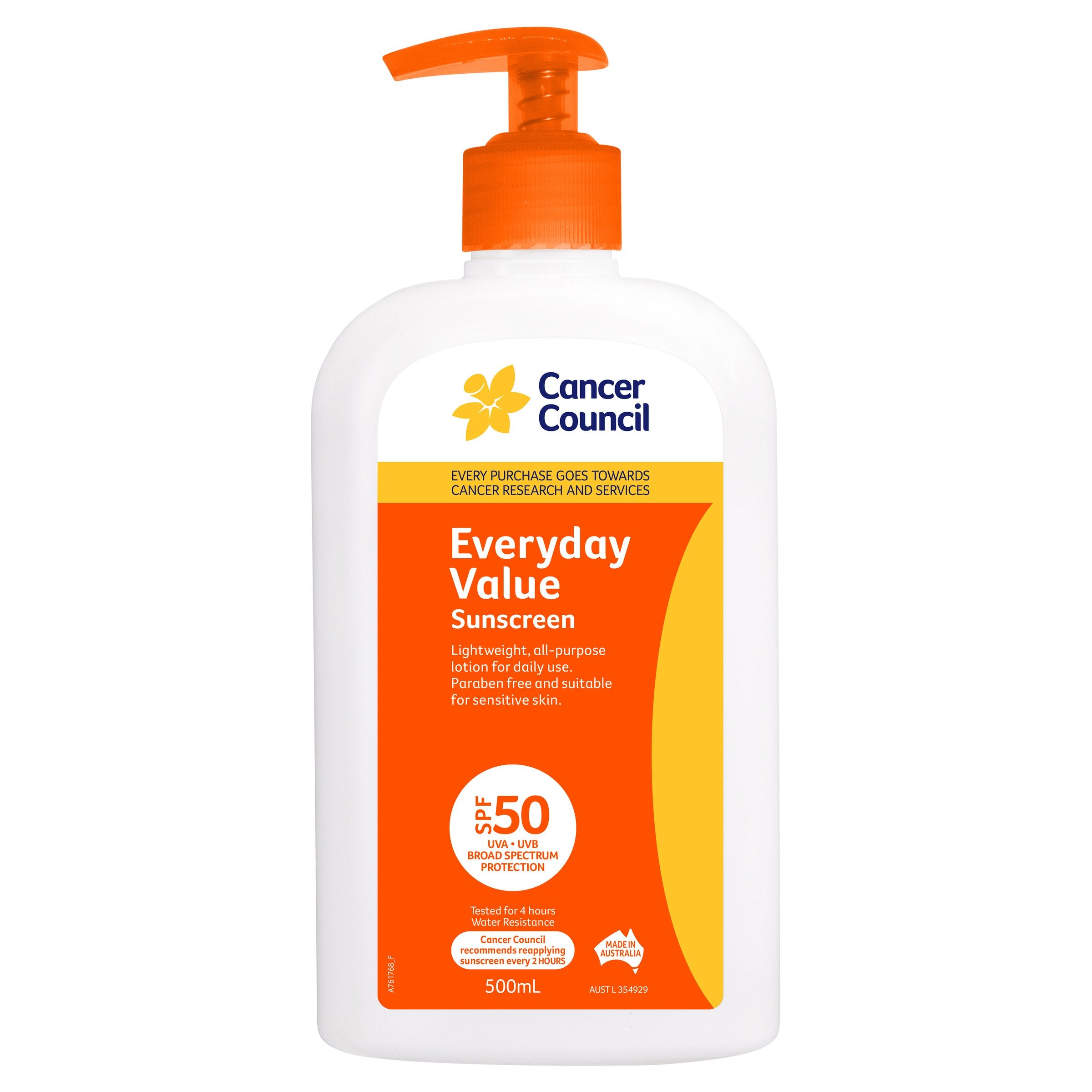 Cancer/C EDay Value SPF50 500ml