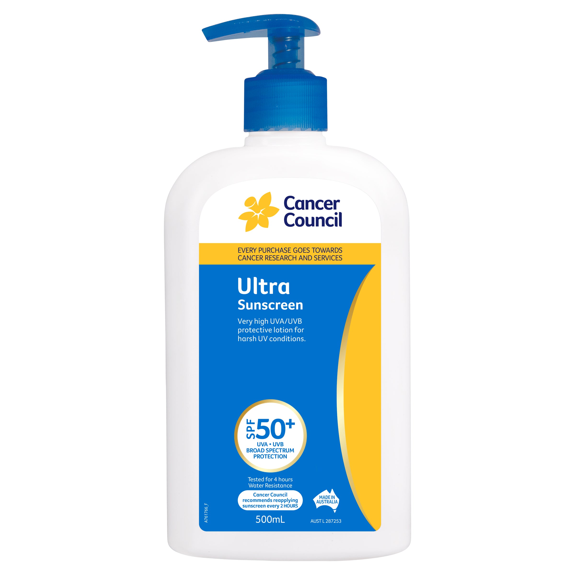 Cancer/C Ultra Pmp SPF50+ 500ml