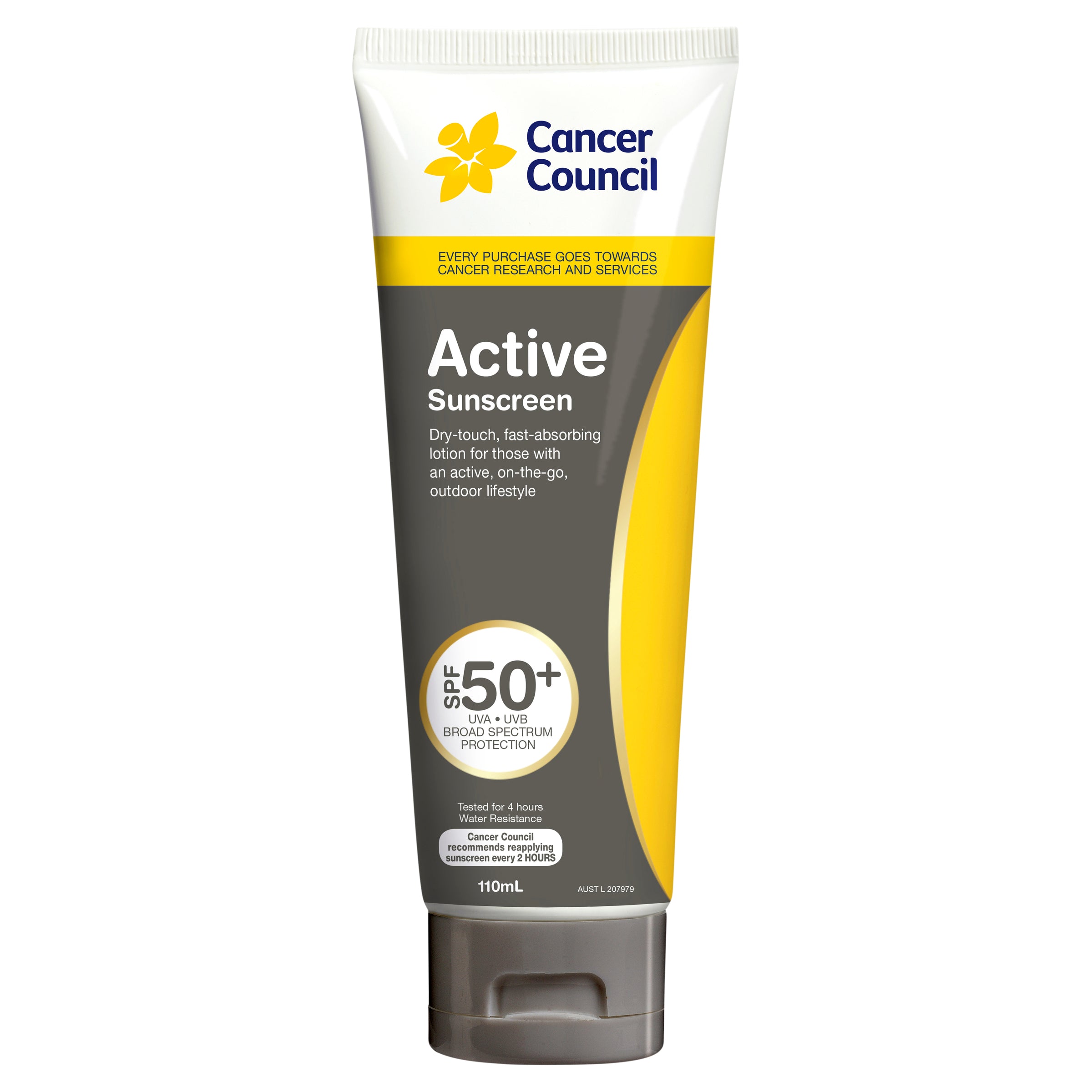 Cancer/C Actv Tube SPF50+ 110ml