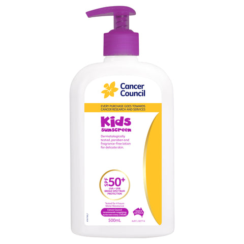 Cancer Council Kids Sunscreen SPF50+ 500ml