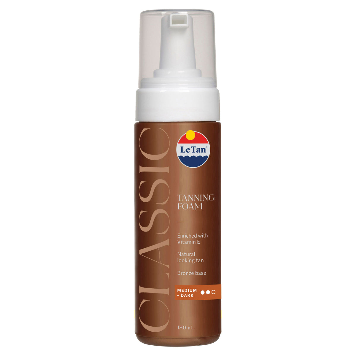 Le Tan Class Stan Foam Med/Dk 180ml