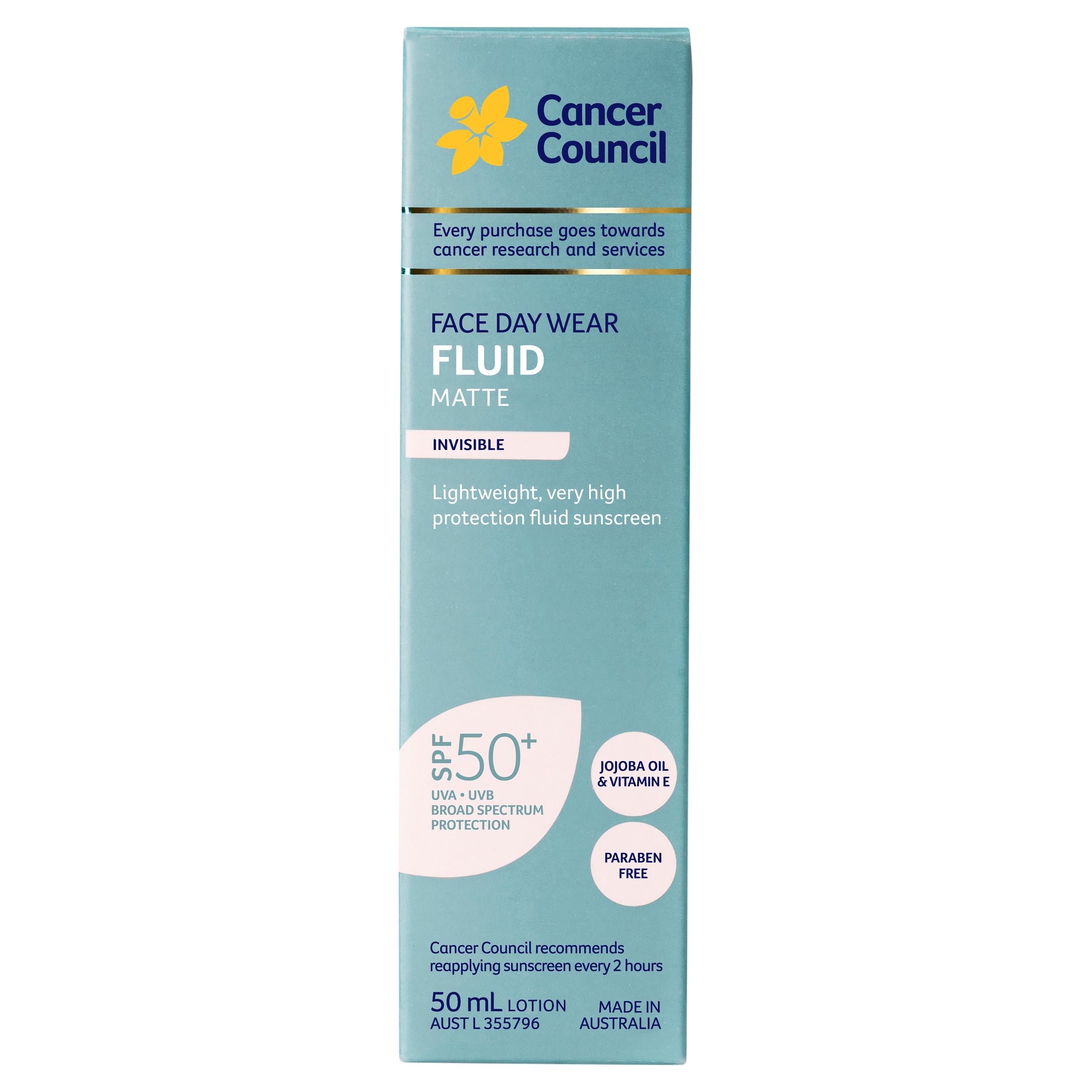 Cancer/C FaceDwearSPF50+Invis50ml