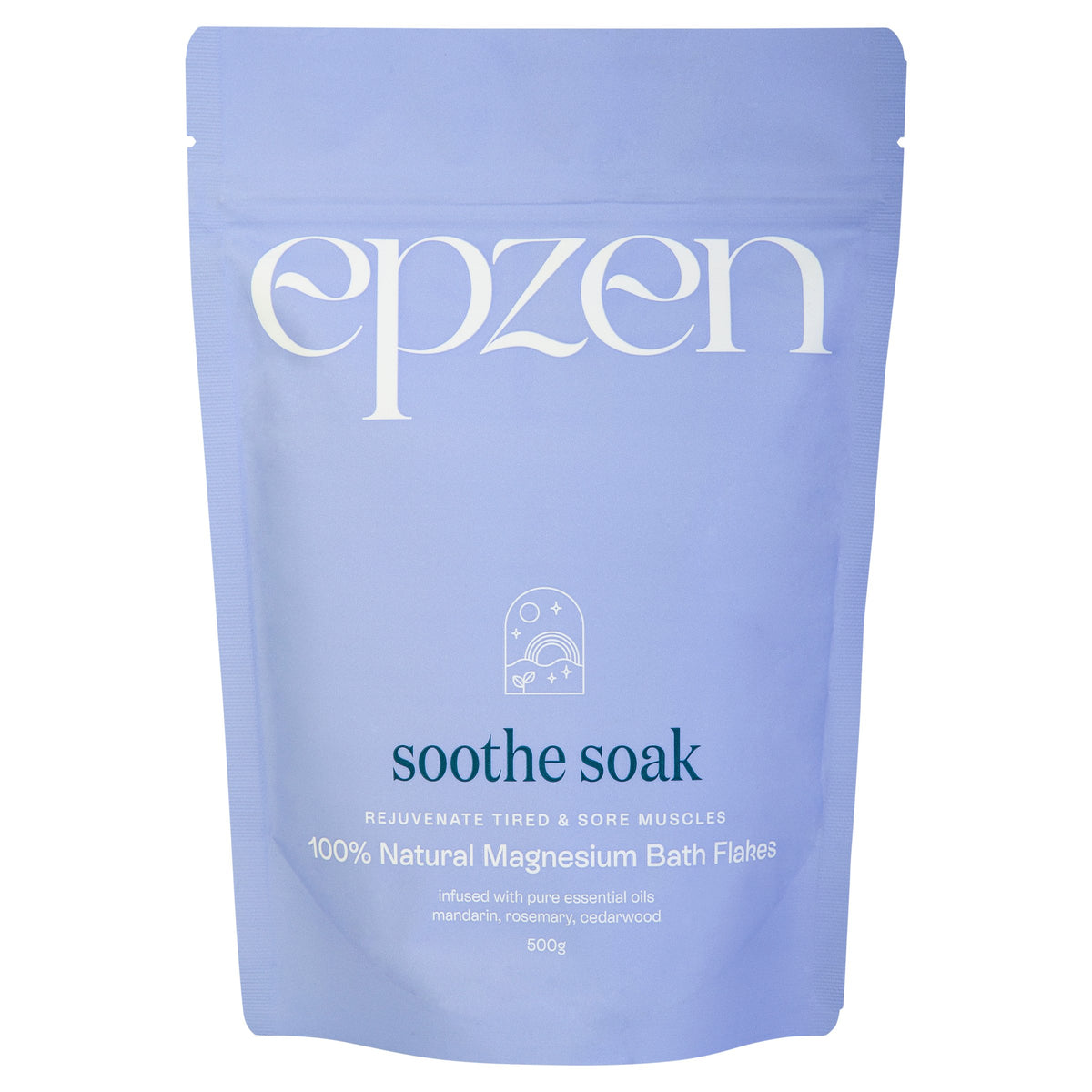 epzen Soothe Soak 100% Natural Magnesium Bath Flakes 500g