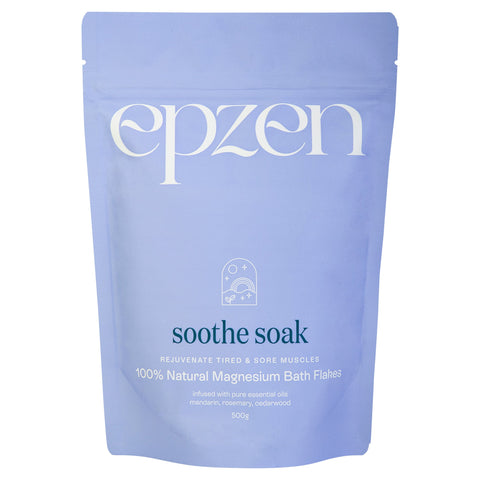 epzen Soothe Soak 100% Natural Magnesium Bath Flakes 500g